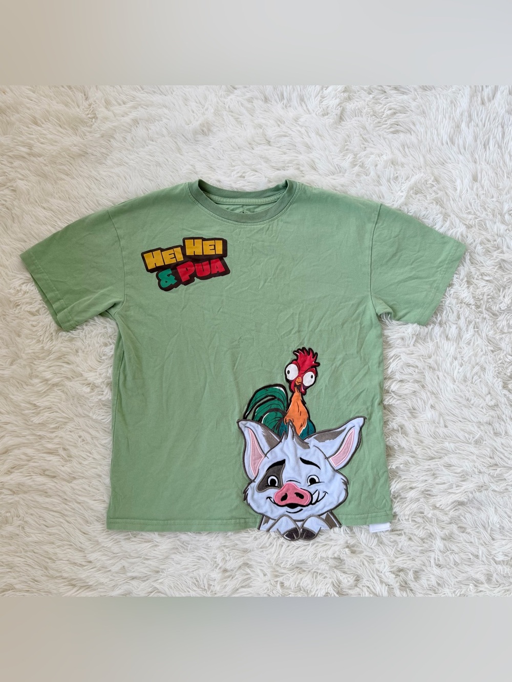 Disney Hei Hei & Pua Graphic Tee in Light Green